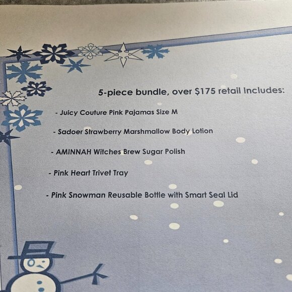 Holiday Bundle #3 w/Juicy Couture PJs - Picture 2 of 2